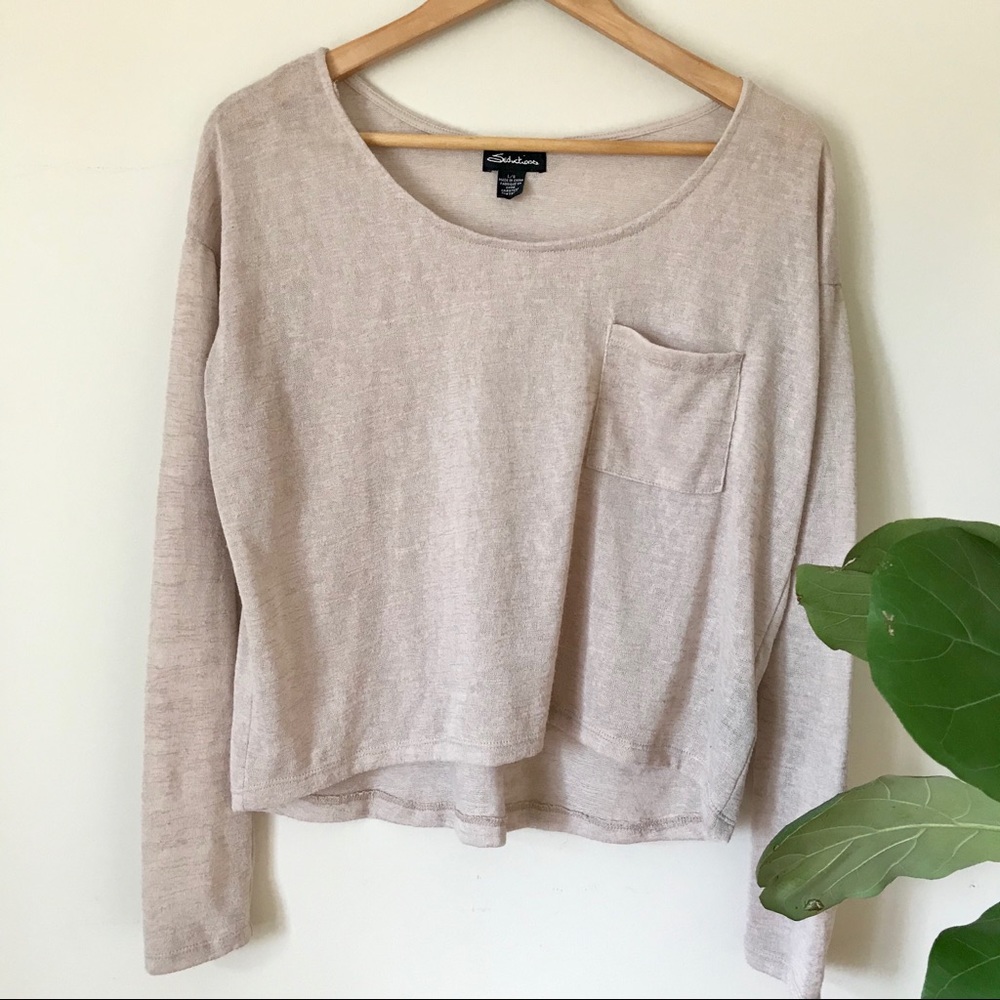 Seductions | Light Long Sleeve Shirt High Low